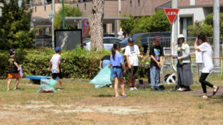 8月の定期清掃と水遊びをしました！